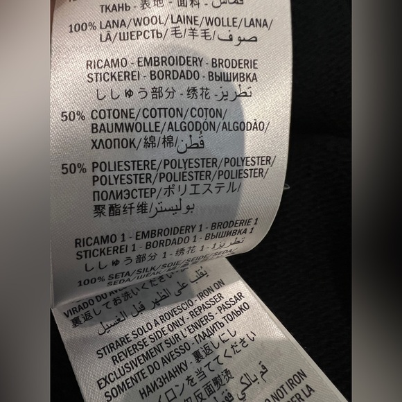 Gucci black wool diamanté heart chain jumper - Picture 5 of 7